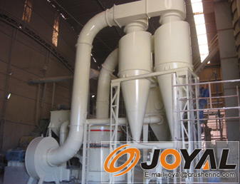 磨粉物(wù)料現場圖