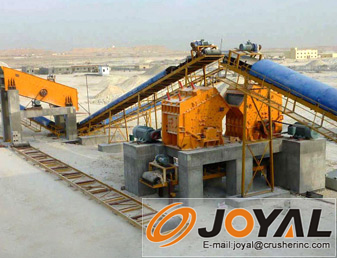 破碎物料現場圖